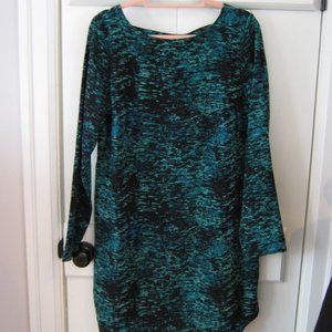 Gap Black/Green/Team Tunic Blouse/Dress